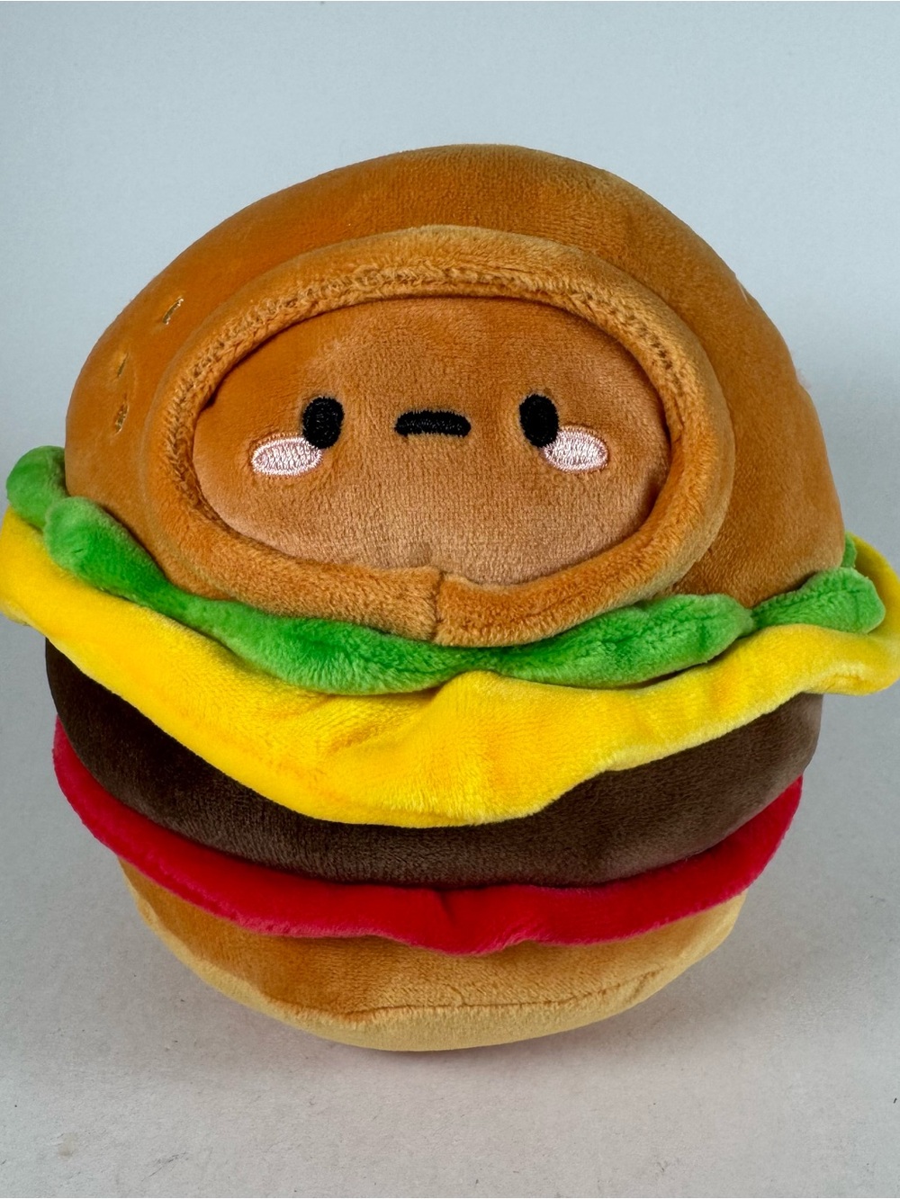 Smoko Studio Plush Tayto Potato 6" Cheeseburger Hamburger Burger 2024 Food Toy